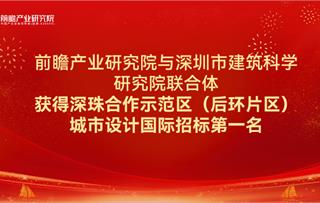 深珠合作示范区（后环片区）城市设计国际招标第一名